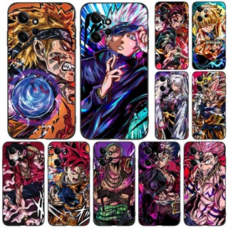Para Xiaomi Redmi Note 12 4G 5G Capa Global Telefônica Preta tpu Japão Anime Art Naruto Goku