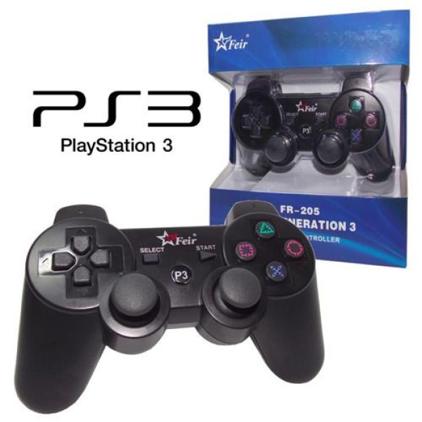 Controle PS3 Playstation 3 Sem Fio Bluetooth Com Cabo Recarga Joystick Knup KP-GM006
