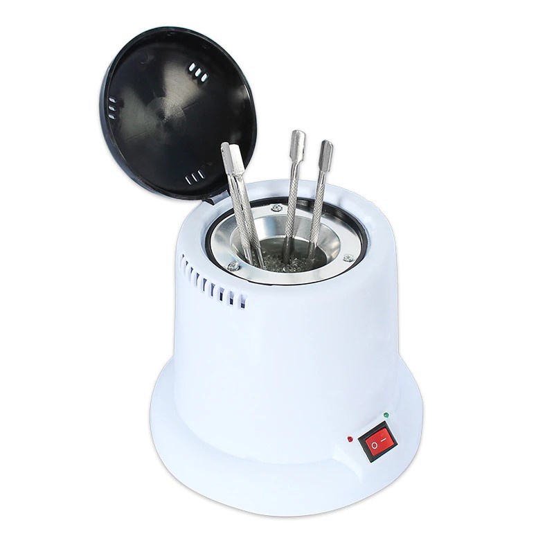 Esterilizador Elétrico Com Microsfera para Esterilização de Alicates, Pinças, Tesouras, Bivolt