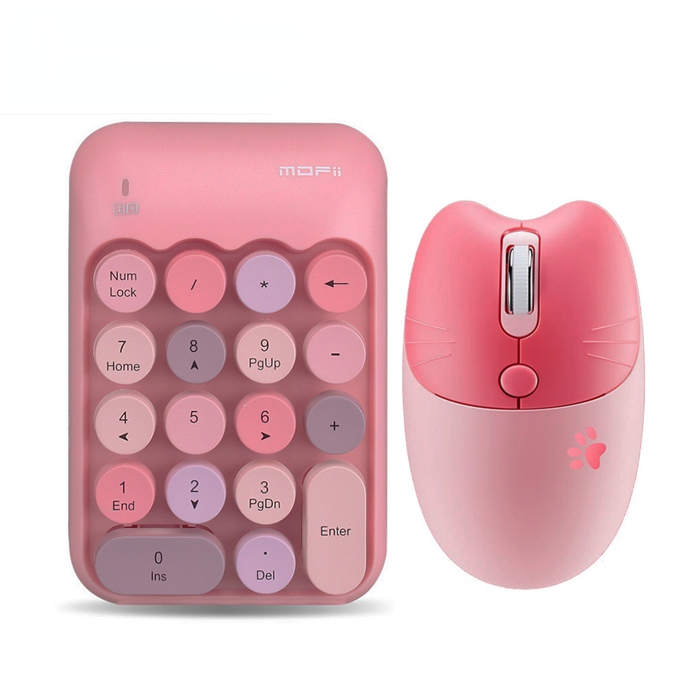 Teclado Numérico Óptico USB Ergonômico Sem Fio 2.4Ghz E Mouse Combo Set Mecânico De Toque Para Computador Portátil PC Notebook