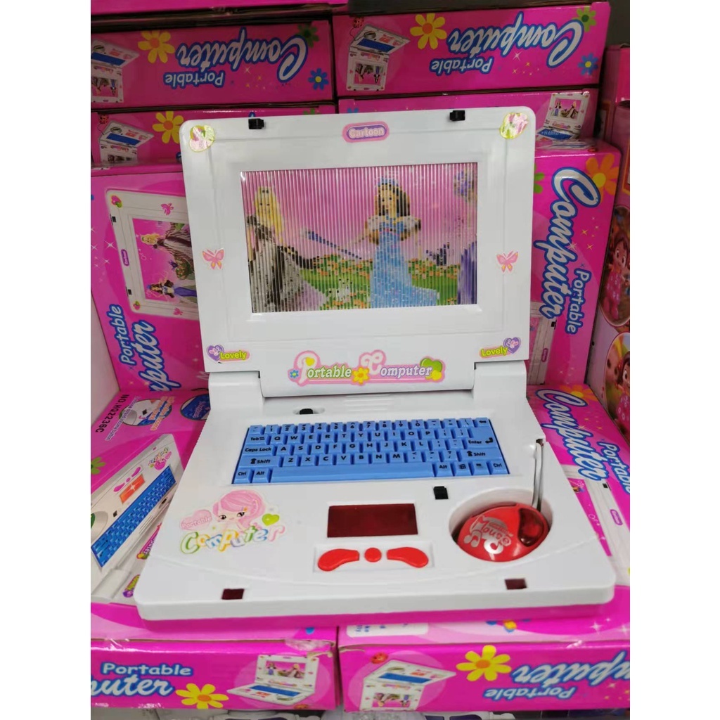 Com Brinquedo Mouse Completo Computador Lindo Meninas portatil com musica