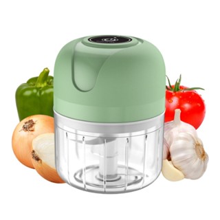 Mini Processador Elétrico 250ml Sem Fio Triturador De Alimentos Para Legumes Alho