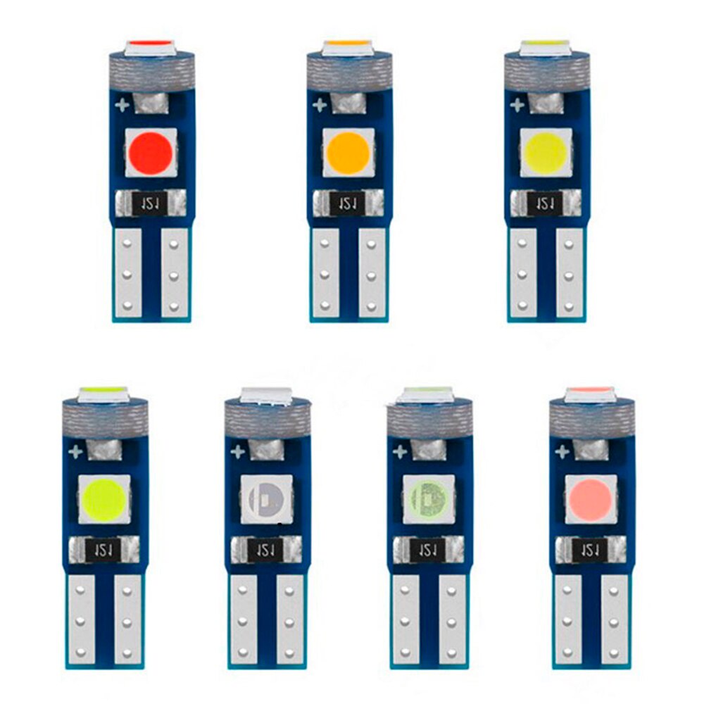 10 Peças T5 W3W , W1 , 2W , 3030 Painel De Lâmpada LED Para Carro , Luz