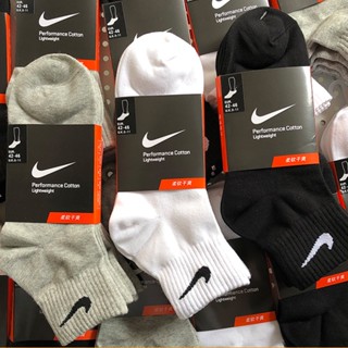 Meias De Verão Masculinas E Femininas Finas Nike Basquetebol De Tubo Baixo Maré De Corrida Esportiva SY76326