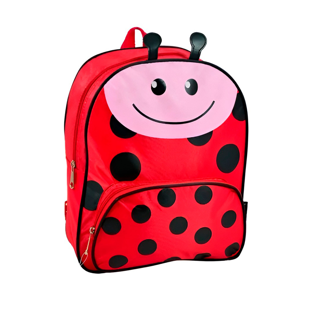 Mini Mochila Infantil Personagem Bichinhos Joaninha