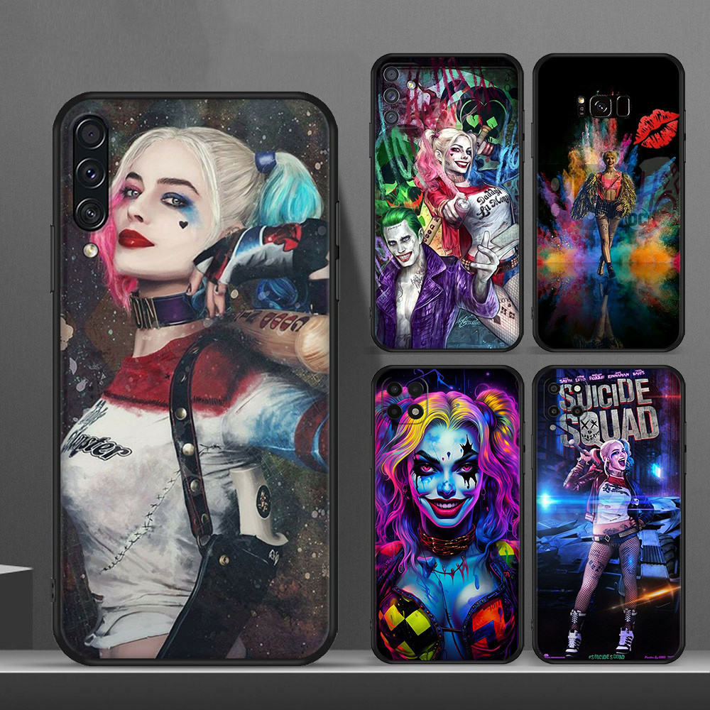 Capa De Telefone O Coringa harley quinn Silicone Samsung A06 A16 A35 A55 M15 M35 M55 S24 FE S24 Plus S24 Ultra Embalagem