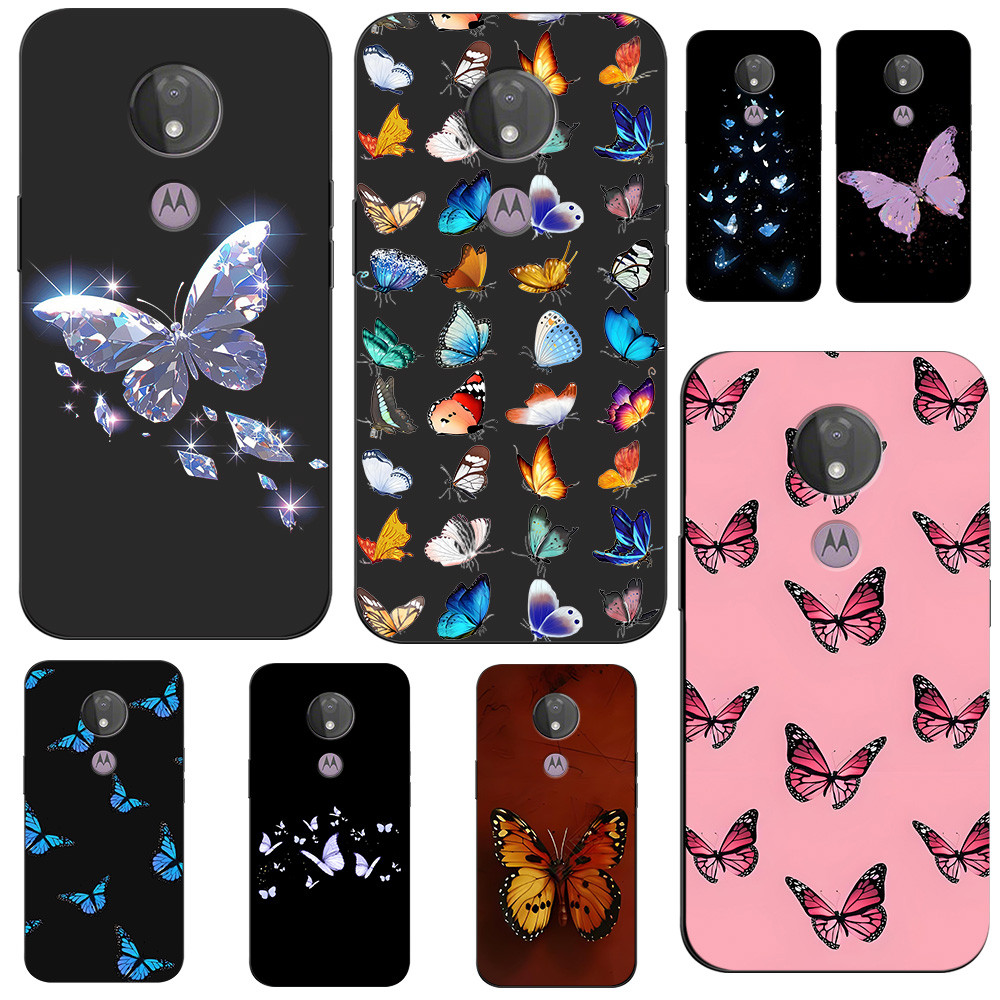 Capinha Borboleta Motorola Moto G7 Power Capinha De Borboleta Capinha iPhone Borboleta Capinha Flor Capinha Pink @10020