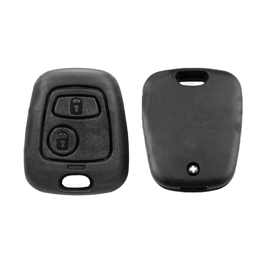 Citroen C3 C4 Berlingo Xsara Picasso Peugeot 206 207 2003 2004 2005 2006 2007 2008 307 107 406 2 Botões Placa Reta Chave