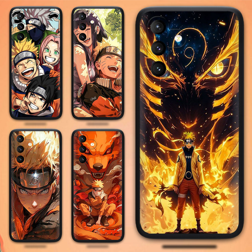 Capa De Telefone Para Realme C61 C51S C63 C65 C67 S527 Anime Naruto Silicone Macio Anti-Queda