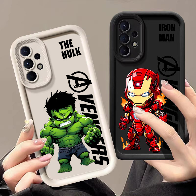 Marvel Hulk Homem De Ferro Groot Capa De Telefone De Desenho Animado Para Samsung Galaxy A55 A54 5G A52 A53 A72 4G A35 A