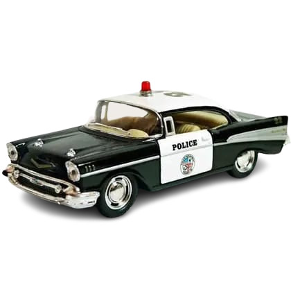 chevrolet bel air 1957 policia Metal
