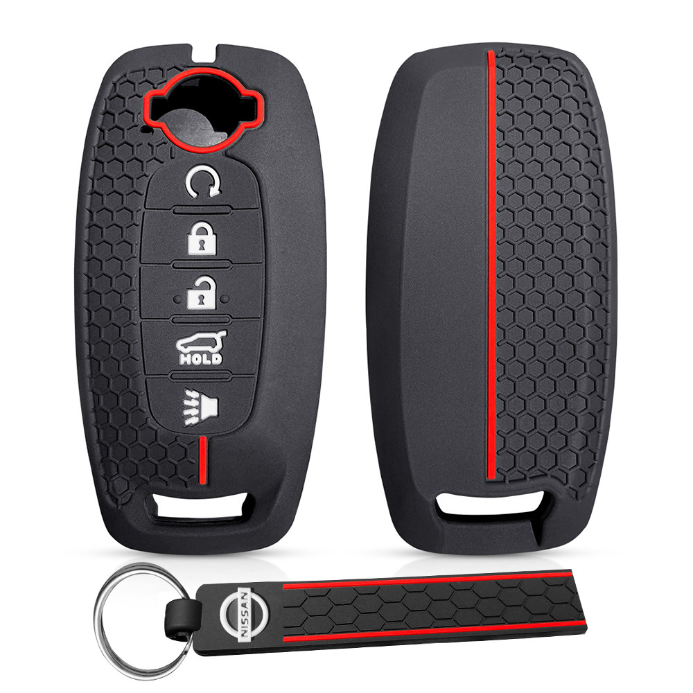 Capa De Silicone Para Chave , Nissan Versa X-Trail T33 Serena Rouge Kicks Pathfinder Ariya Rogue 2023 , Acessórios Carro