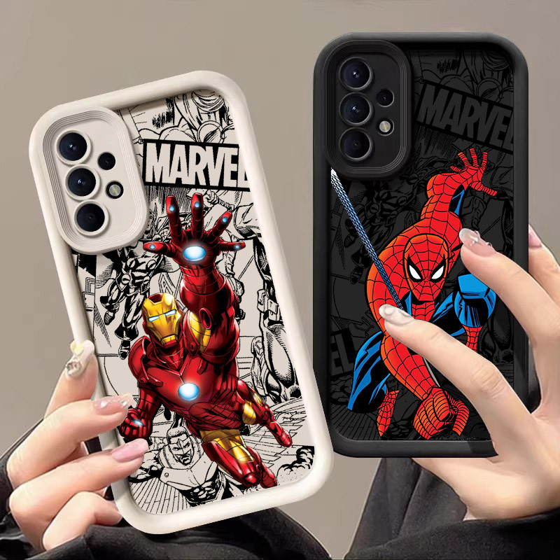 Ironman Spiderman Marvel Venom Capa De Telefone Para Samsung Galaxy A55 A54 5G A52 A53 A72 4G A35 A34 A32 A25 A23 A21S A
