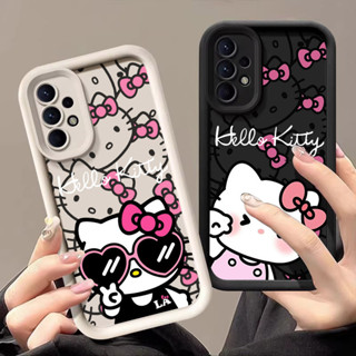 Capa De Telefone Engraçada Hello Kitty Para Samsung Galaxy A55 A54 5G A52 A53 A72 4G A35 A34 A32 A25 A23 A21S A16 A15 A1 em Oferta na Shopee