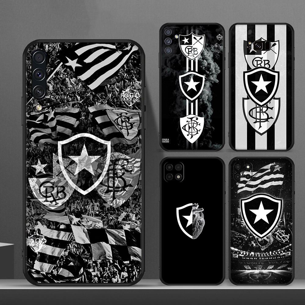 Capa De Telefone Botafogo Silicone Samsung A06 A16 A35 A55 M15 M35 M55 S24 FE S24 Plus S24 Ultra Embalagem