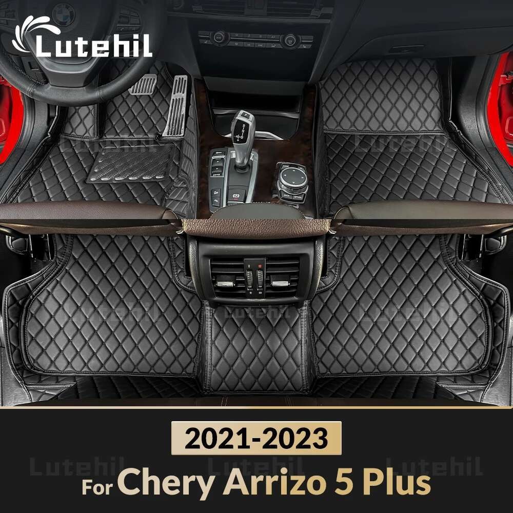Tapetes De Chão Do Carro Para Chery Arrizo 5 Plus 2021 2022 2023 Personalizado Auto Pé Almofadas Automóvel Tapete Capa A