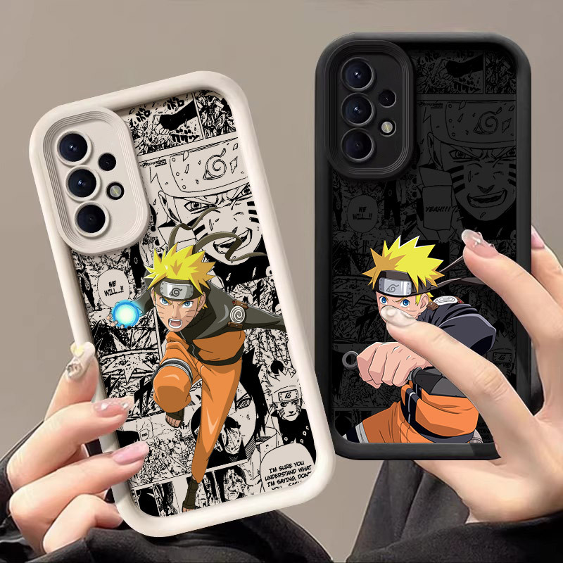Uzumaki Narutos Cartoon Phone Case Para Samsung Galaxy A55 A54 5G A52 A53 A72 4G A35 A34 A32 A25 A23 A21S A16 A15 A14 A1