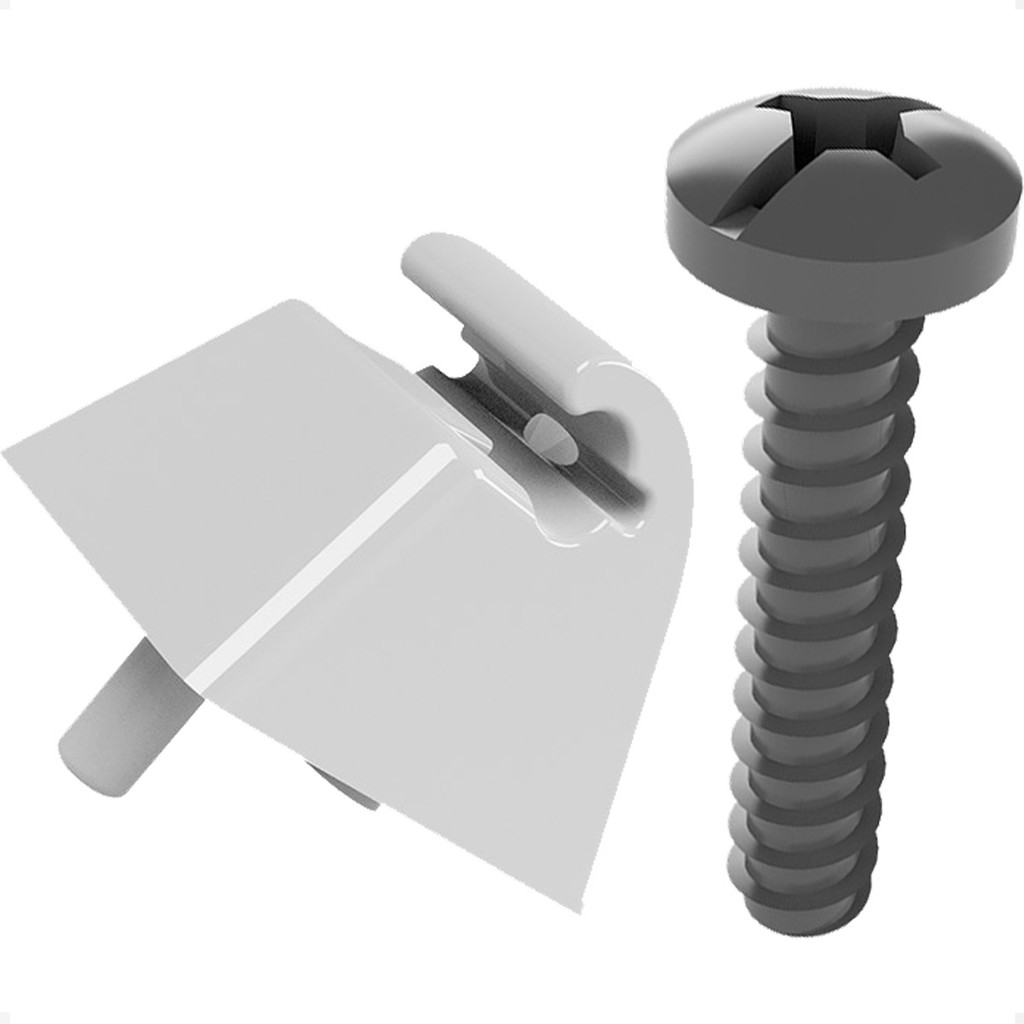 Kit Completo Suporte Quebra-Sol GM VECTRA Sedan - Cor Cinza Claro e Código 93264739