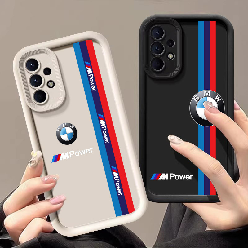 Capa De Telefone Para Carro BMW M Power Cool Samsung Galaxy A55 A54 5G A52 A53 A72 4G A35 A34 A32 A25 A23 A21S A16 A15 A
