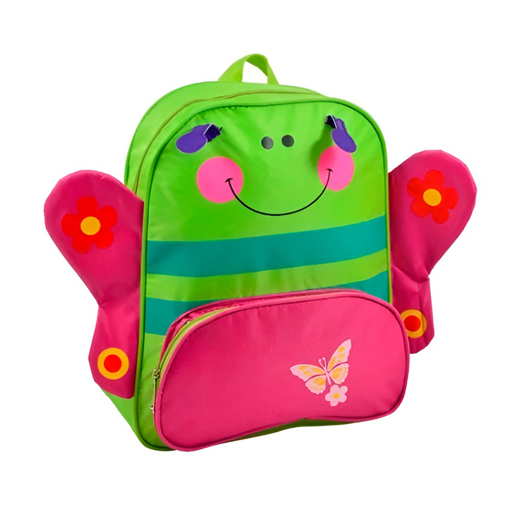 Mini Mochila Infantil Personagem Bichinhos Escolar Borboleta