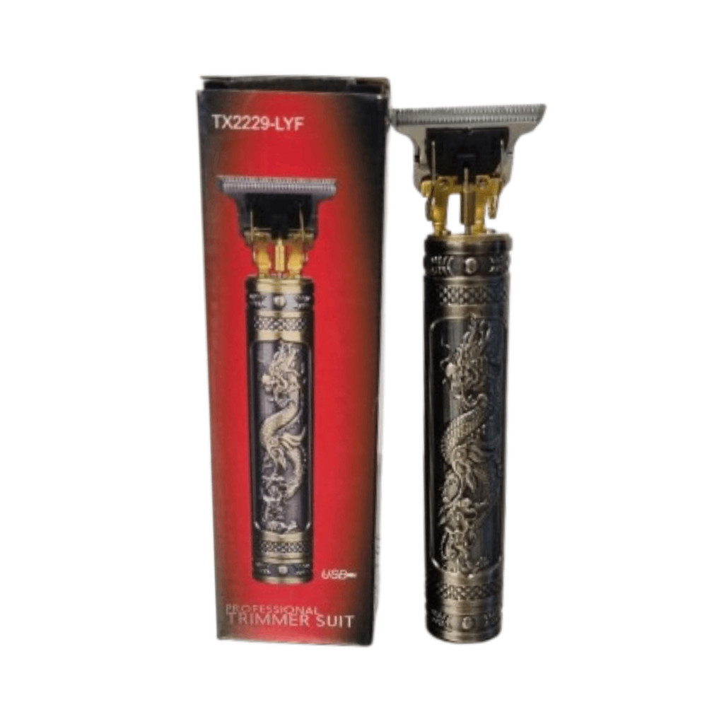 Dragão - Maquina de Cortar Cabelo Acabamento Elétrica sem Fio Profissional