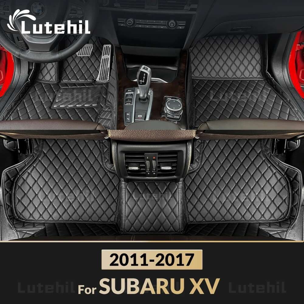 Tapetes De Carro Para SUBARU XV 2011-2017 2016 2015 2014 2013 2012 Almofadas De Pé Personalizadas Capa De Tapete Acessór