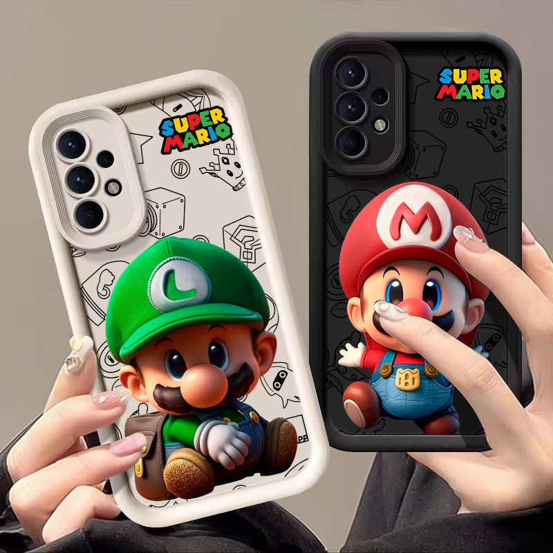 Capa De Telefone Super Mario Bros Game Lm Para Samsung Galaxy A55 A54 5G A52 A53 A72 4G A35 A34 A32 A25 A23 A21S A16 A15 em Oferta na Shopee