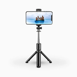Bastão de Selfie Com Tripé Para Celular Com Controle De Disparo