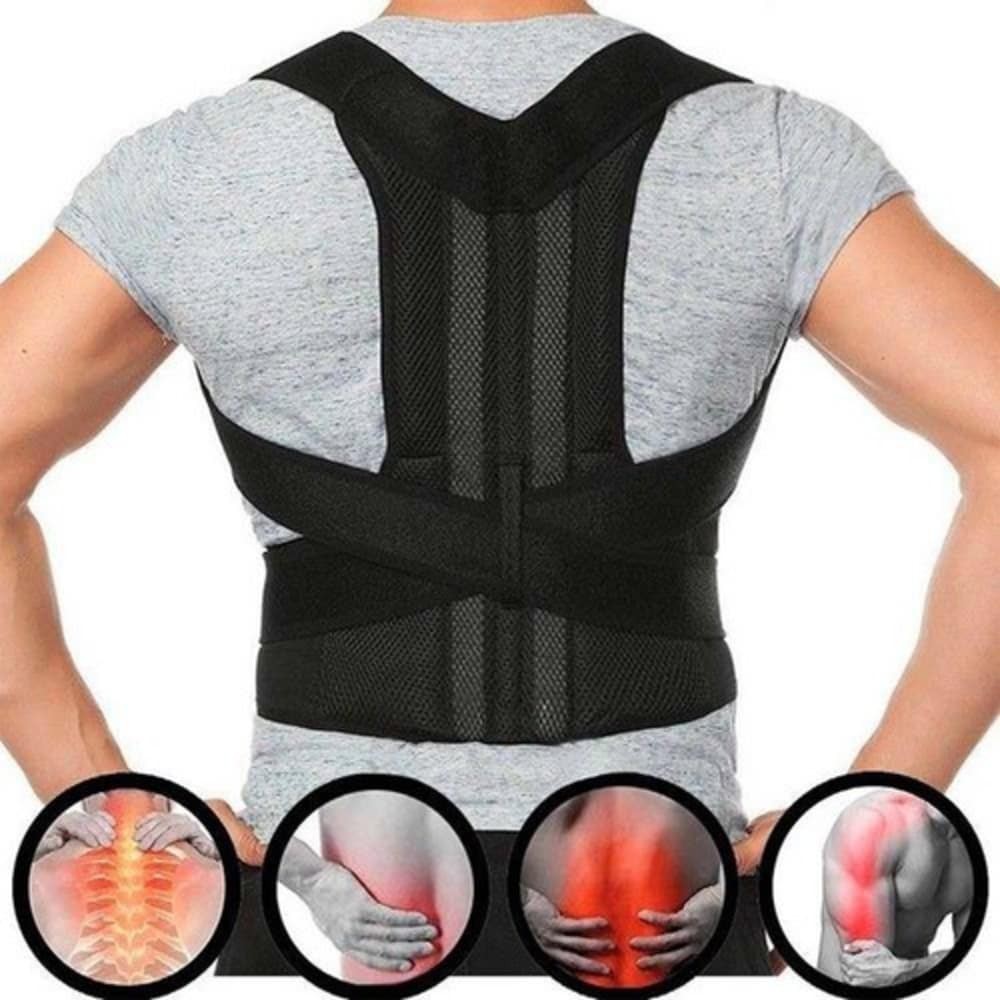 Cinta Para Coluna Corrigir Postura Protetor Lombar Corretor Postural Tamanho L ( Grande G