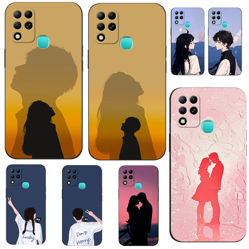 Capinha Combinando Casal Infinix Hot 11 Lovecouple Capinha Personalizável Capinha Metadinha Capa Metadinha @10011