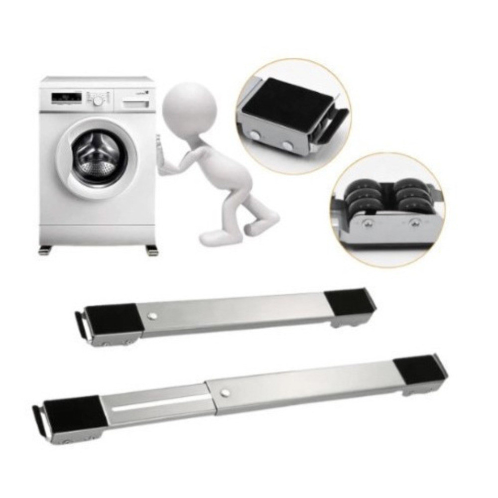 Suporte De Base Com Rodinha Para Geladeira Fogão E Máquina De Lavar Lousa Base Carrinho até 200kg AjustávelMINX MINXSHOP em Oferta na Shopee