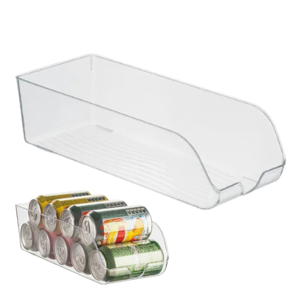 Porta Latas de Geladeira Organizador Multiuso Acrilico Geladeira Refrigerante Suporte Armário