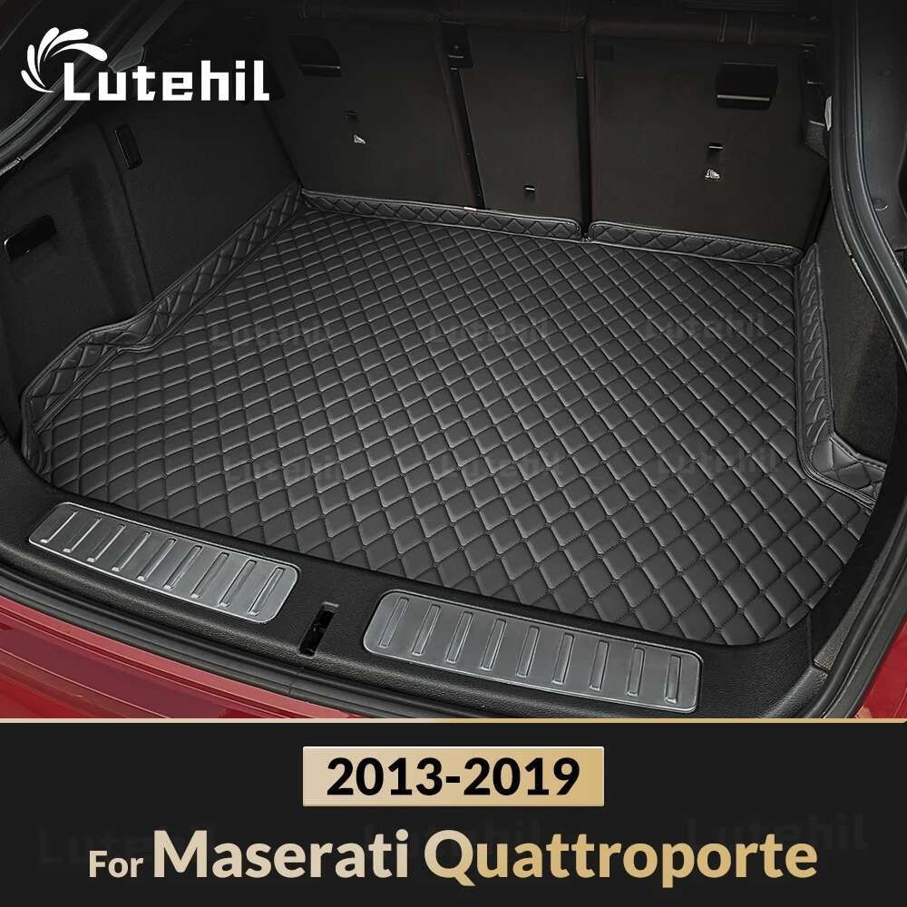Tapete De Porta-Malas De Carro À Prova D'água , Lateral Alto , Para Maserati Quattroporte 2013 2014 2015 2016 2017 2018 