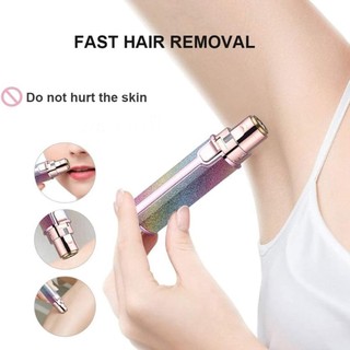 Depilador Premium Recarregável USB Sem Dor Barbeador Feminino de Pelos Faciais e Corporais