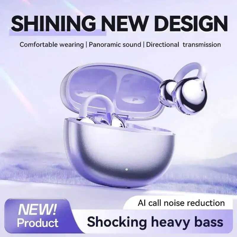 Leve Bluetooth Fones De Ouvido Aberto Clipe M91 Fone Inteligente Tradução AI OWS Esportes À Prova Dwaterproof Água