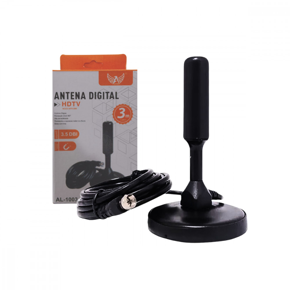 Antena Hdtv Altomex Al-1003 3m 3.5dBi Melhor Sinal! — R$ 38,31 em Shopee