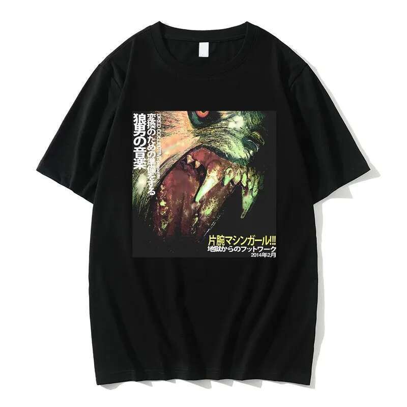 Camiseta Gráfica Fantasma Machine Girl WLFGRL Manga Curta Homens Mulheres Retro Rock Música Eletrônica Camisetas Masculi em Oferta na Shopee