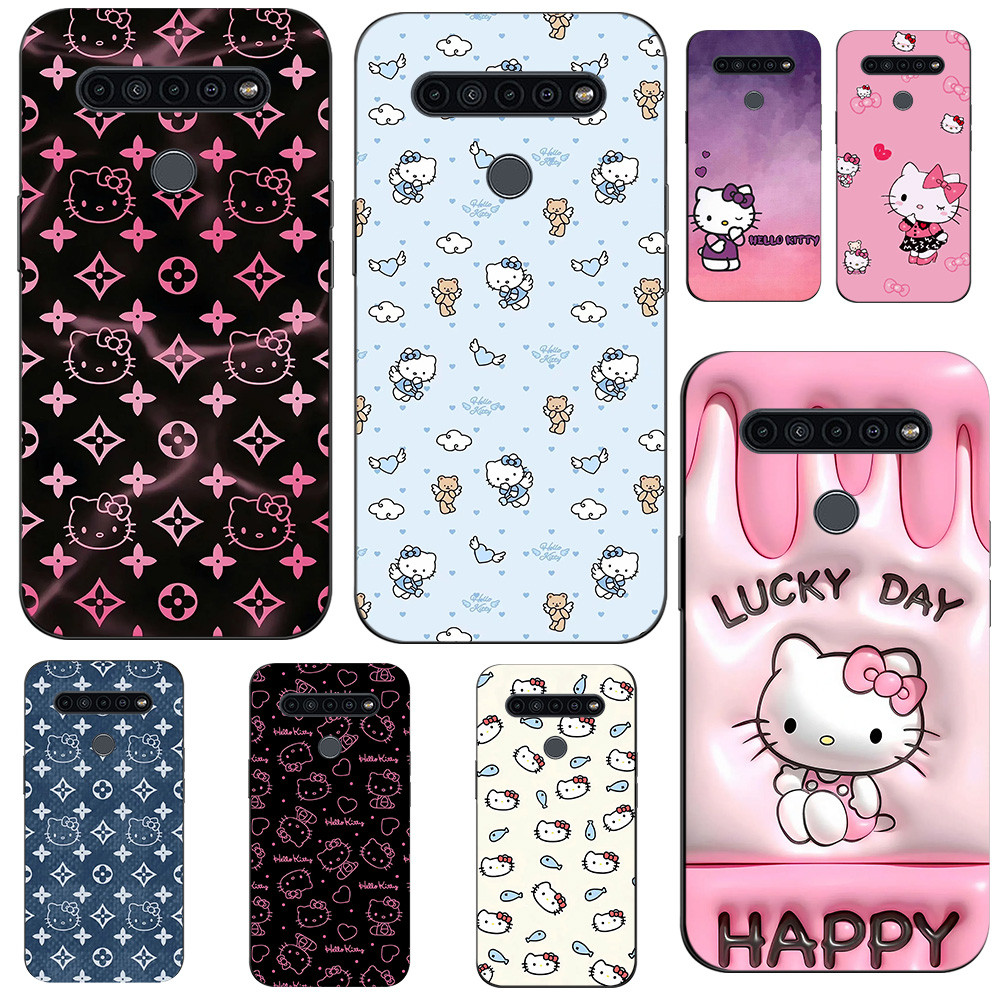 Capinha Rosa Lg K41S K51S Hello Capinha iPhone Fofa Vaquinha Capa Hello Kitty Capinha Kawaii @10012