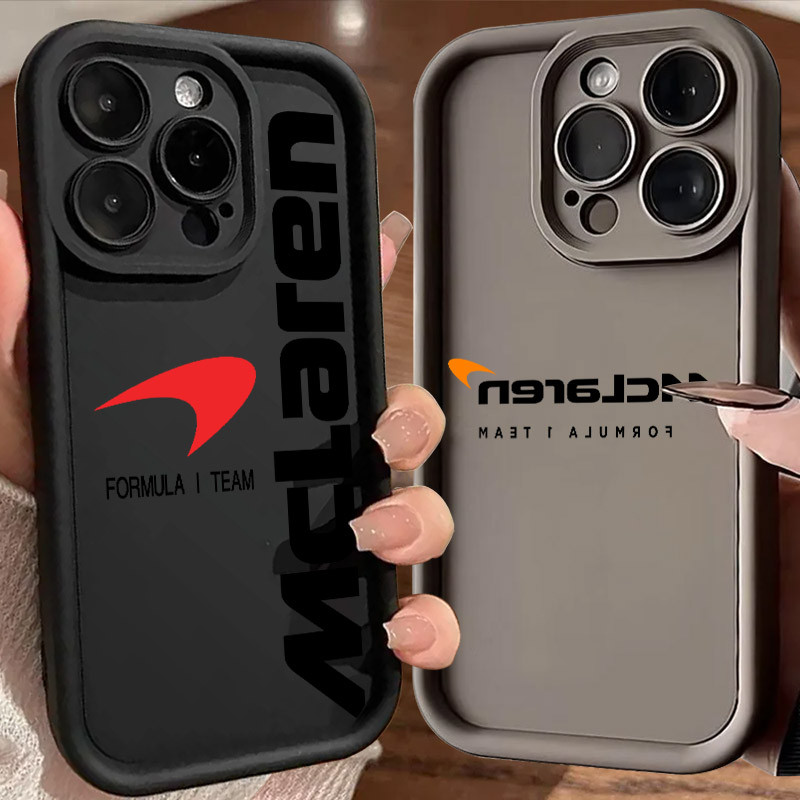 McLaren FORMULA I TEAM F1 Logo Case Para iPhone 16E 16 15 11 14 Pro Max Plus 12 13 Mini Silicone 16Pro 15Plus Capa À Pro em Oferta na Shopee