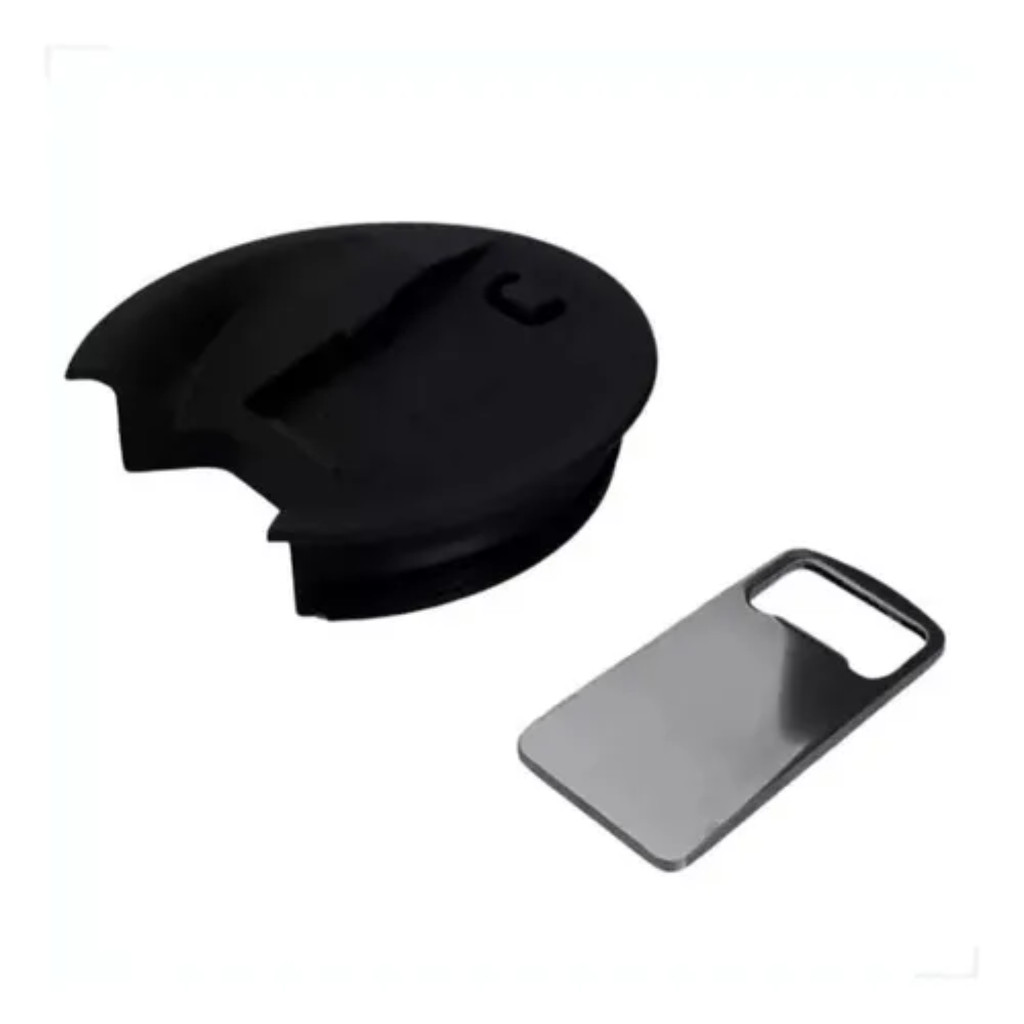Tampa Com Abridor Para O Copo Térmico 473ml Cor Preto com Opção Personalizada