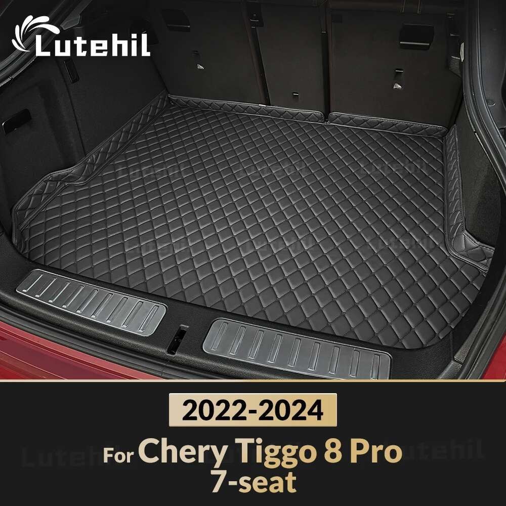 Tapete De Porta-Malas De Carro Para Chery Tiggo 8 Pro 7 Lugares 2022 2023 2024 Acessórios Decoração De Interiores Automo