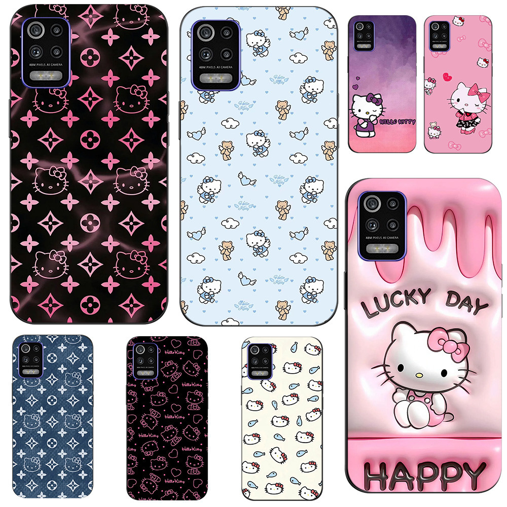 Capinha Rosa Lg K52 2020 / K62 Hello Capinha iPhone Fofa Vaquinha Capa Hello Kitty Capinha Kawaii @10012