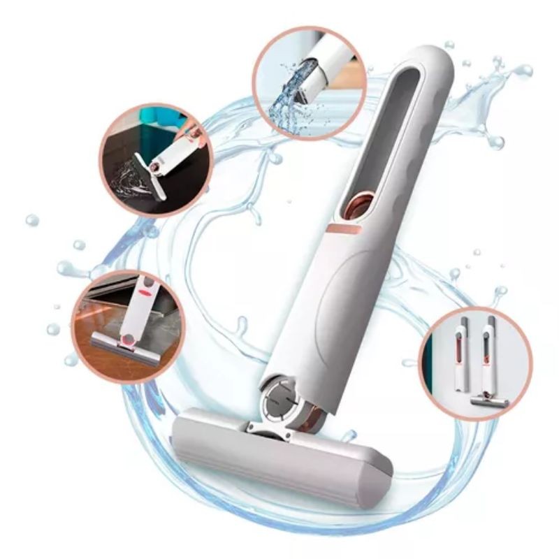 Mop Portátil Compacto: Limpeza Fácil em Qualquer Lugar