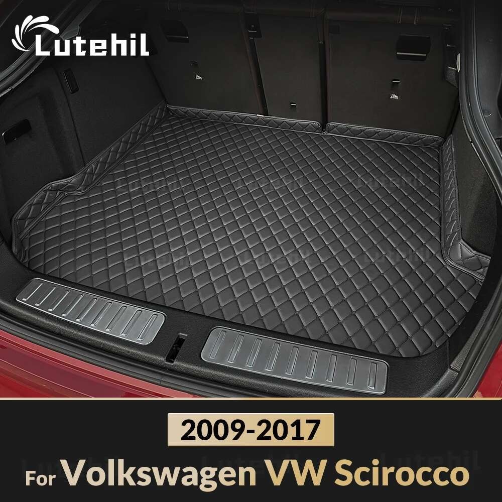 Tapete De Porta-Malas De Carro Para Volkswagen VW Scirocco 2009 2010 2011 2012 2013 2014 2015 2016 2017 Antiderrapante A