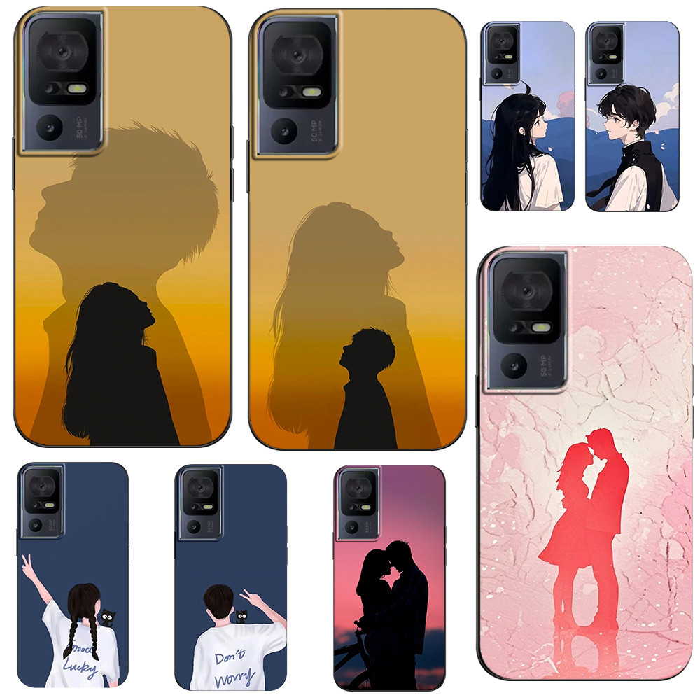 Capinha Combinando Casal Tcl 40 Se Lovecouple Capinha Personalizável Capinha Metadinha Capa Metadinha @10011