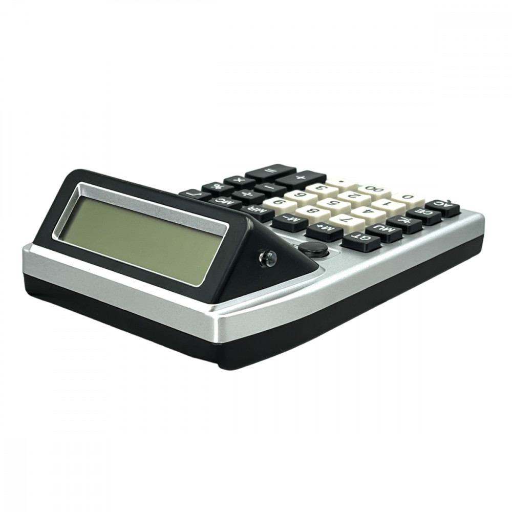 Calculadora Eletrônica de Mesa com 02 Telas LCD Digital em Oferta na Shopee