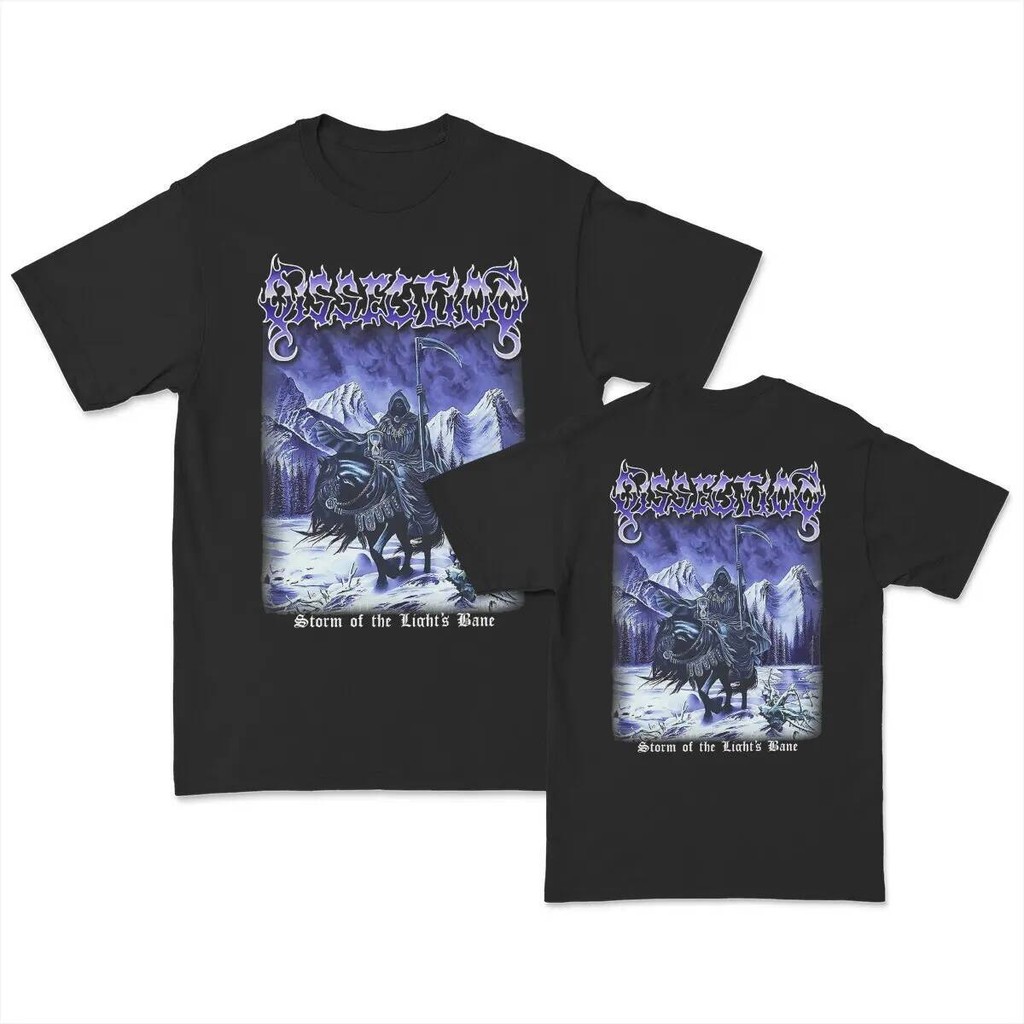 Tempestade do Fardo da Luz por Camiseta Especial Banda de Death Metal Dissection Camiseta de Lazer Coisas para Adultos