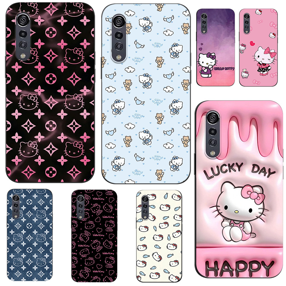 Capinha Rosa Lg Velvet 5G Hello Capinha iPhone Fofa Vaquinha Capa Hello Kitty Capinha Kawaii @10012