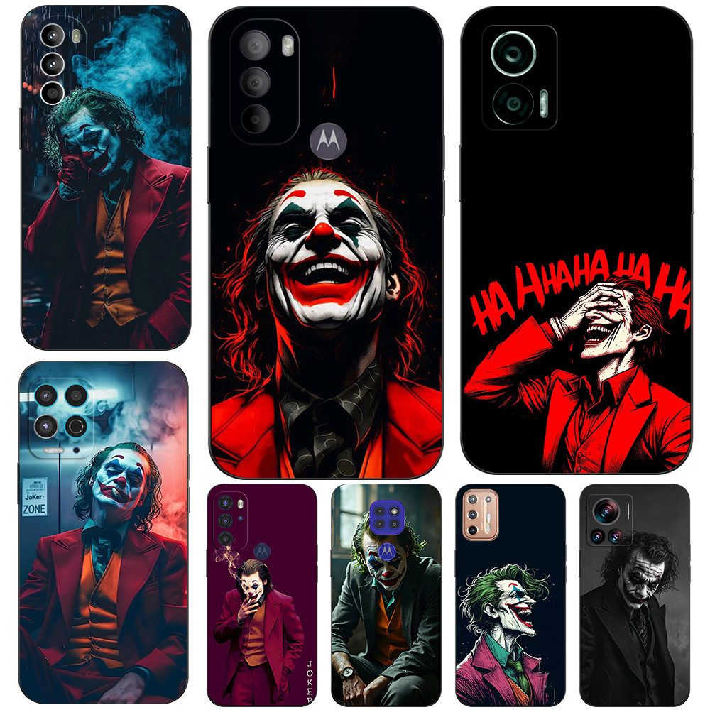 Capa Para Motorola MOTO G35 G85 G15 G75 G05 G24 Power Case De Telefone De Silicone Macio Preto Tpu Engraçado Coringa