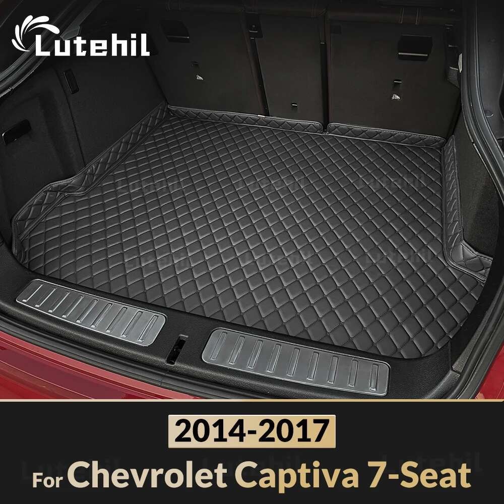 Tapete De Porta-Malas De Carro Para Chevrolet Captiva 7 Lugares SUV 2014 2015 2016 2017 Personalizado À Prova D'água For